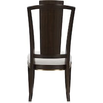 manhattan dining dark brown dining chair   