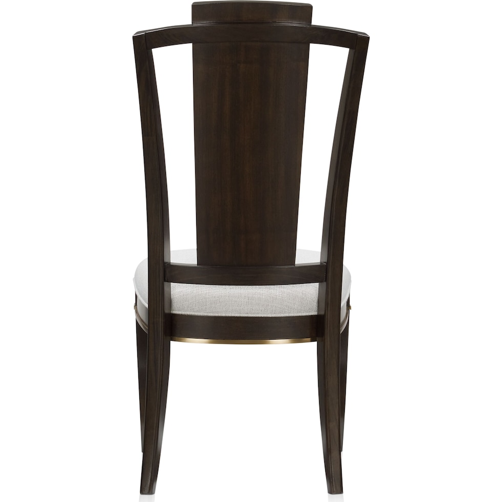 manhattan dining dark brown dining chair   