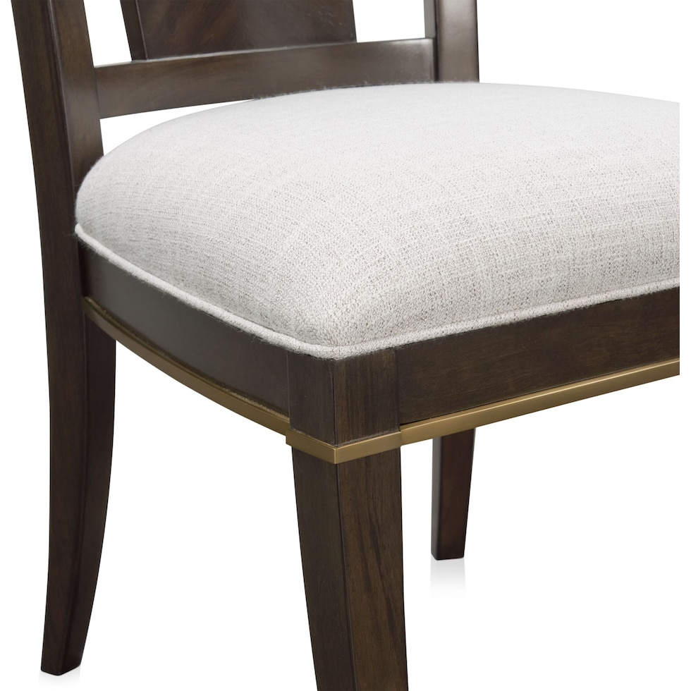 manhattan dining dark brown dining chair   