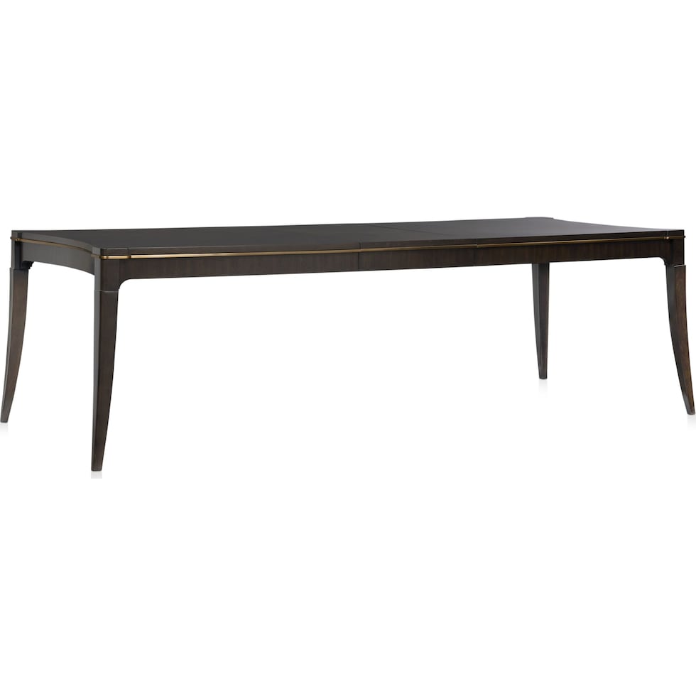 manhattan dining dark brown dining table   