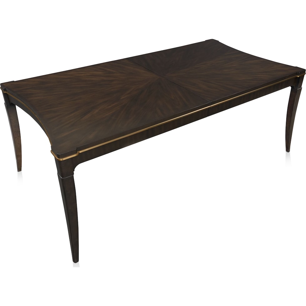 manhattan dining dark brown dining table   