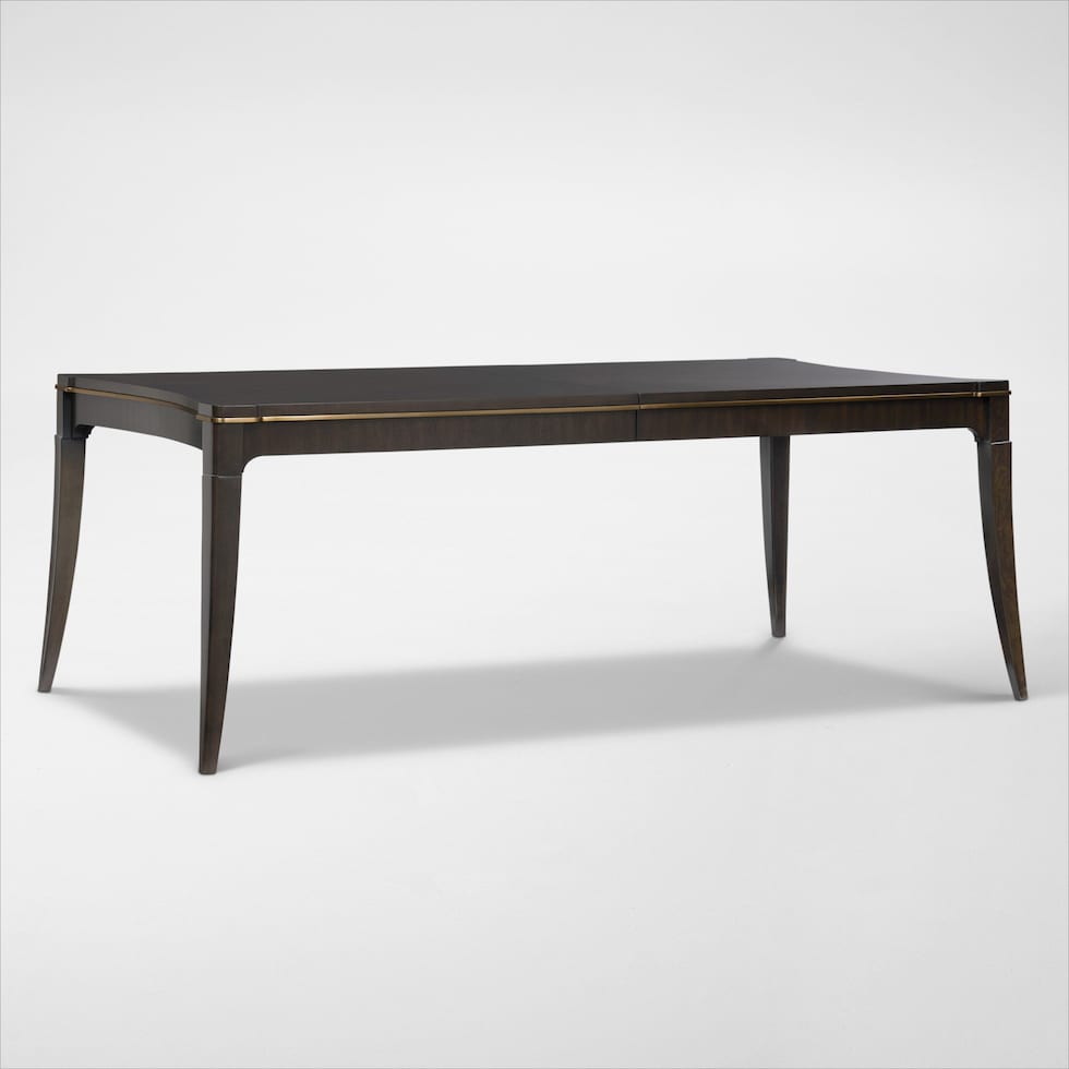 manhattan dining dark brown dining table   