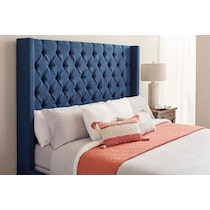 manhattan blue king bed   