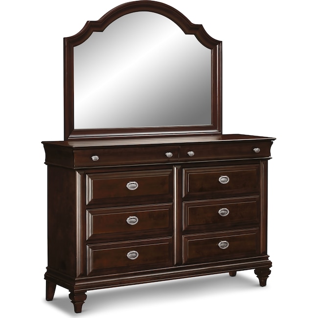 Bedroom Furniture - Manhattan Dresser and Mirror