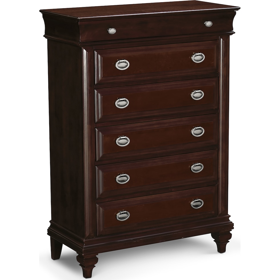 manhattan dark brown chest   