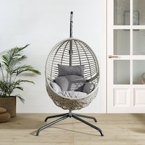 manistee gray outdoor chair   