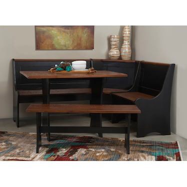 Manny Dining Table, Banquette and Bench