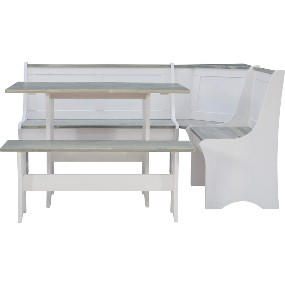 manny gray white corner nook   