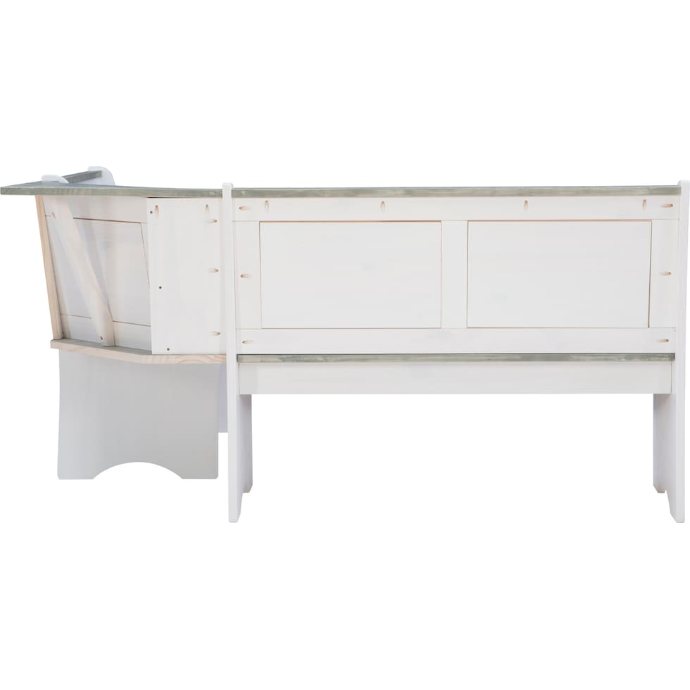 manny gray white corner nook   
