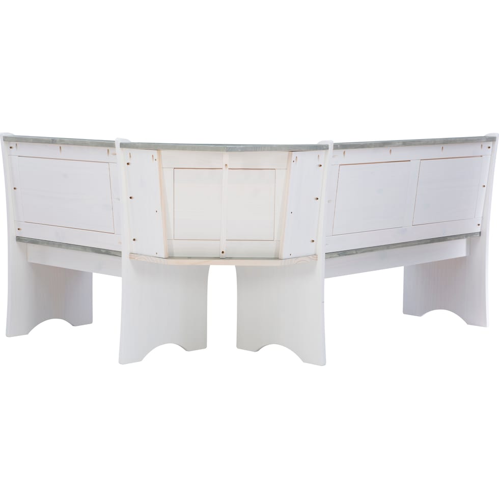 manny gray white corner nook   
