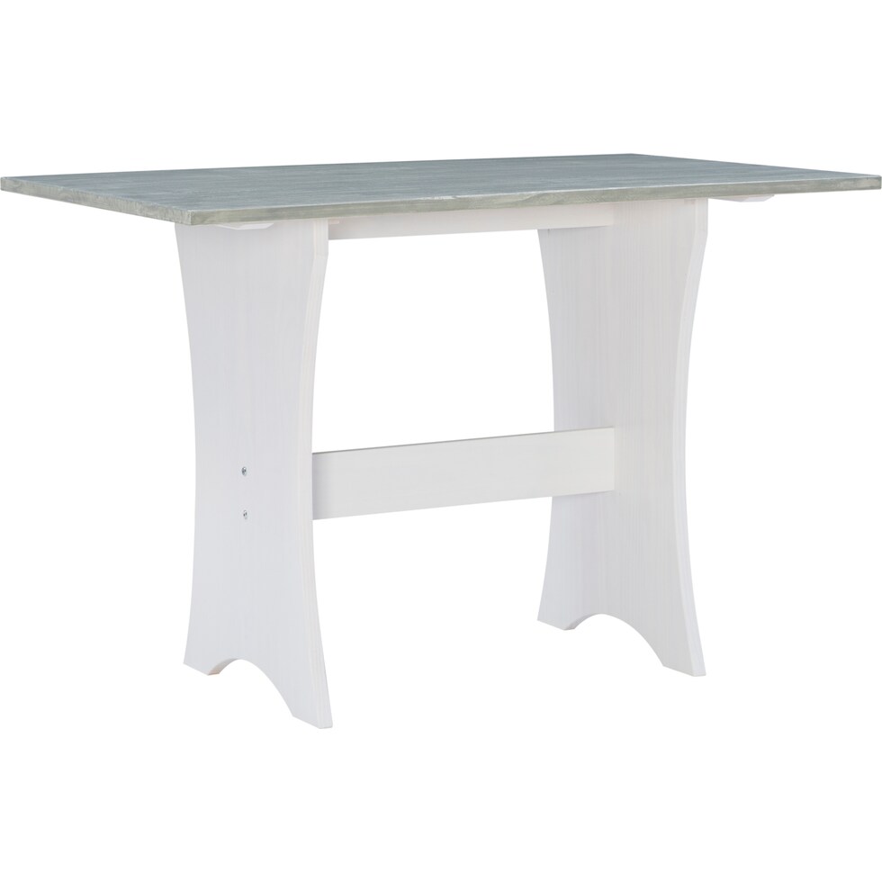 manny gray white corner nook   