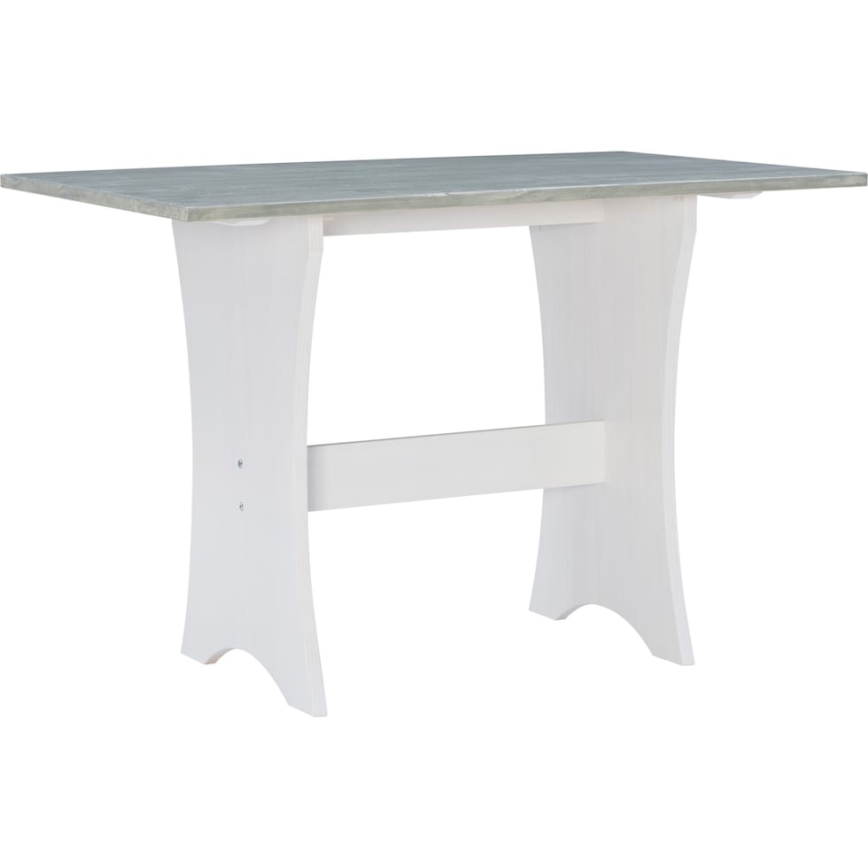 manny gray white corner nook   