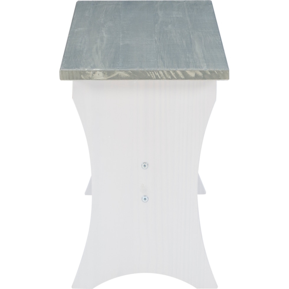 manny gray white corner nook   