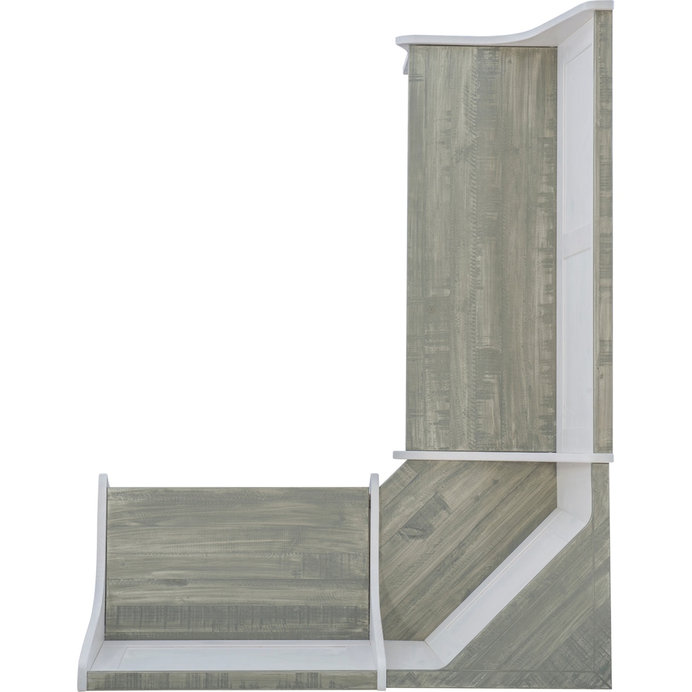 manny gray white corner nook   