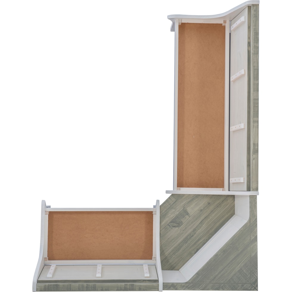 manny gray white corner nook   