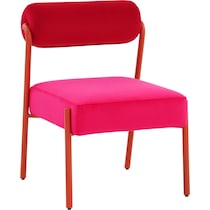 manolo pink accent chair   