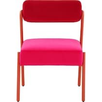 manolo pink accent chair   