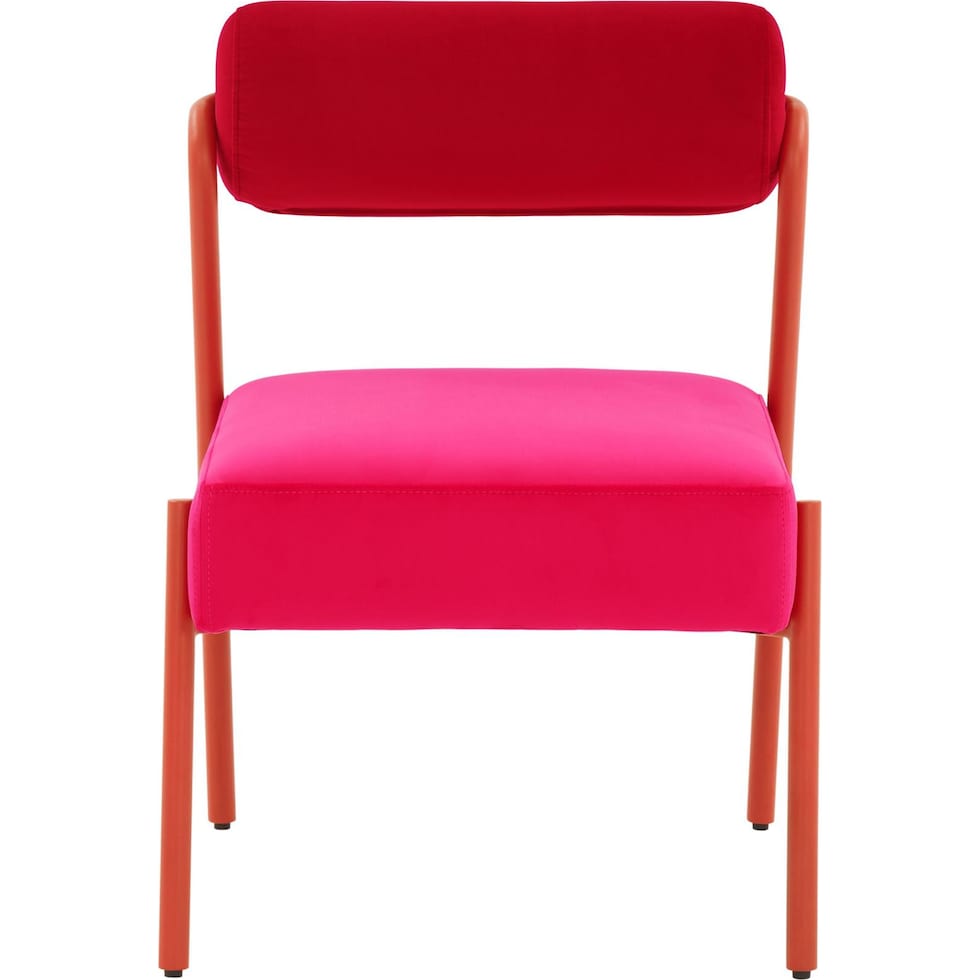 manolo pink accent chair   