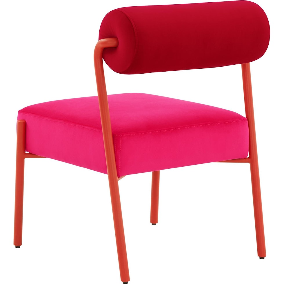 manolo pink accent chair   
