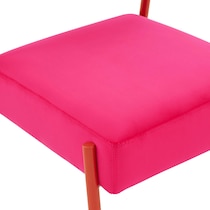 manolo pink accent chair   