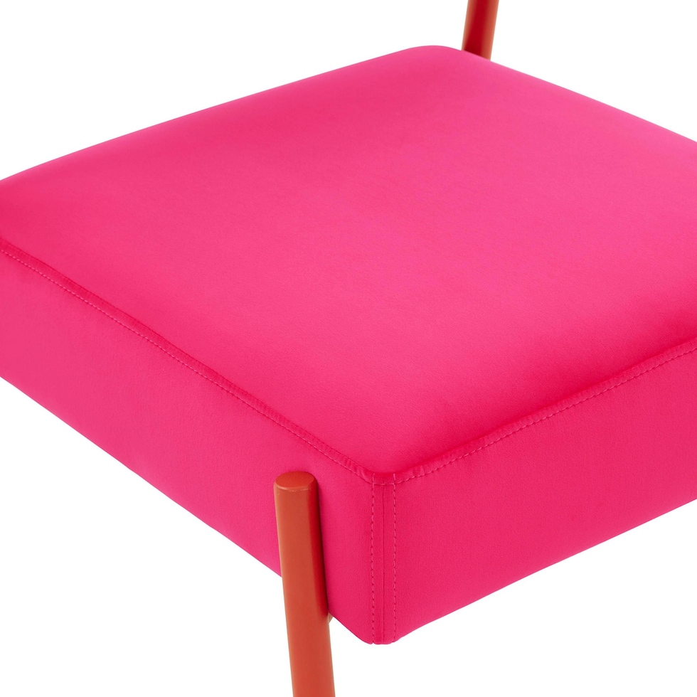 manolo pink accent chair   