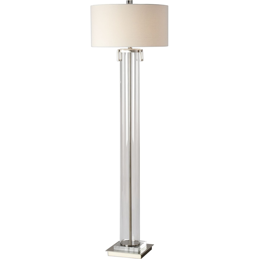 manti silver floor lamp   