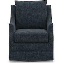 mara blue swivel chair   