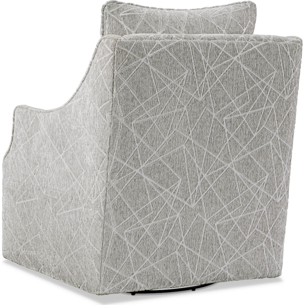 mara gray accent chair   