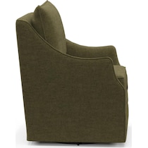 mara green accent chair   