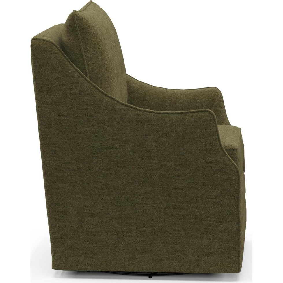 mara green accent chair   