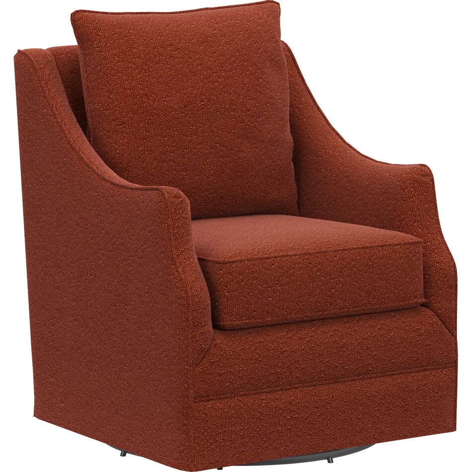 Mara Accent Swivel Chair Bloke Clay Value City Furniture