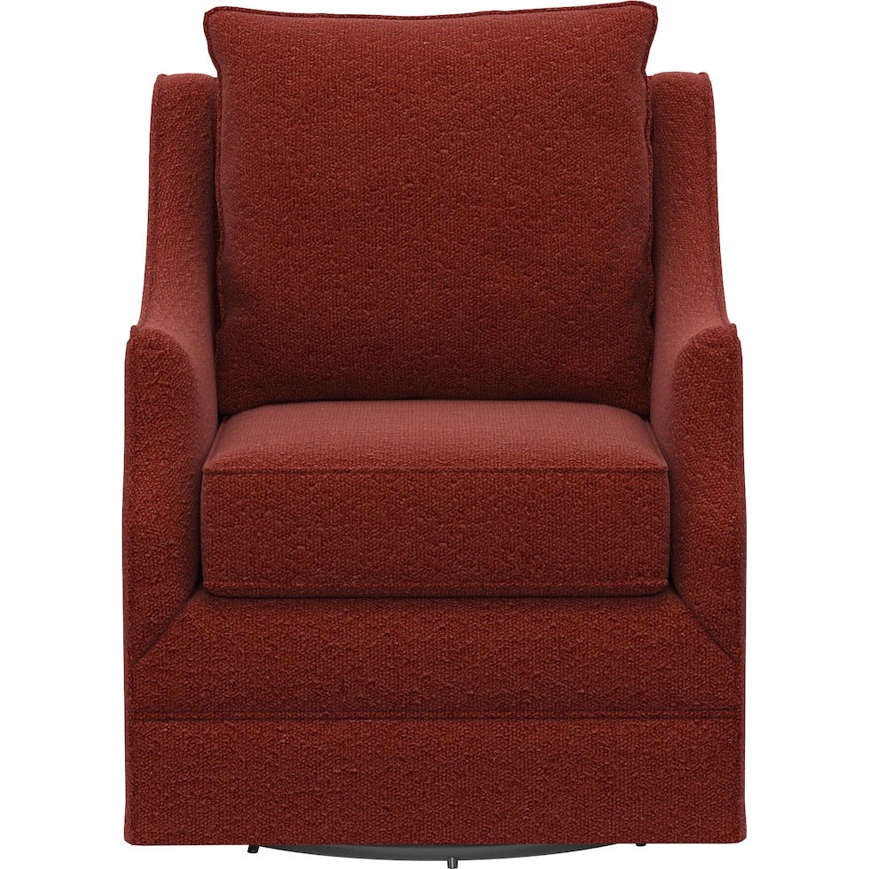 mara red swivel chair   