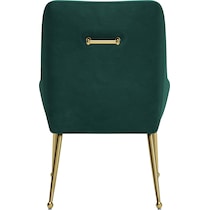 marcel green gold dining chair   