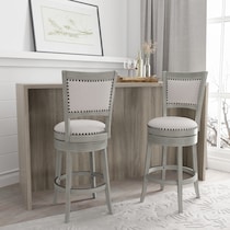 marcie gray bar stool   