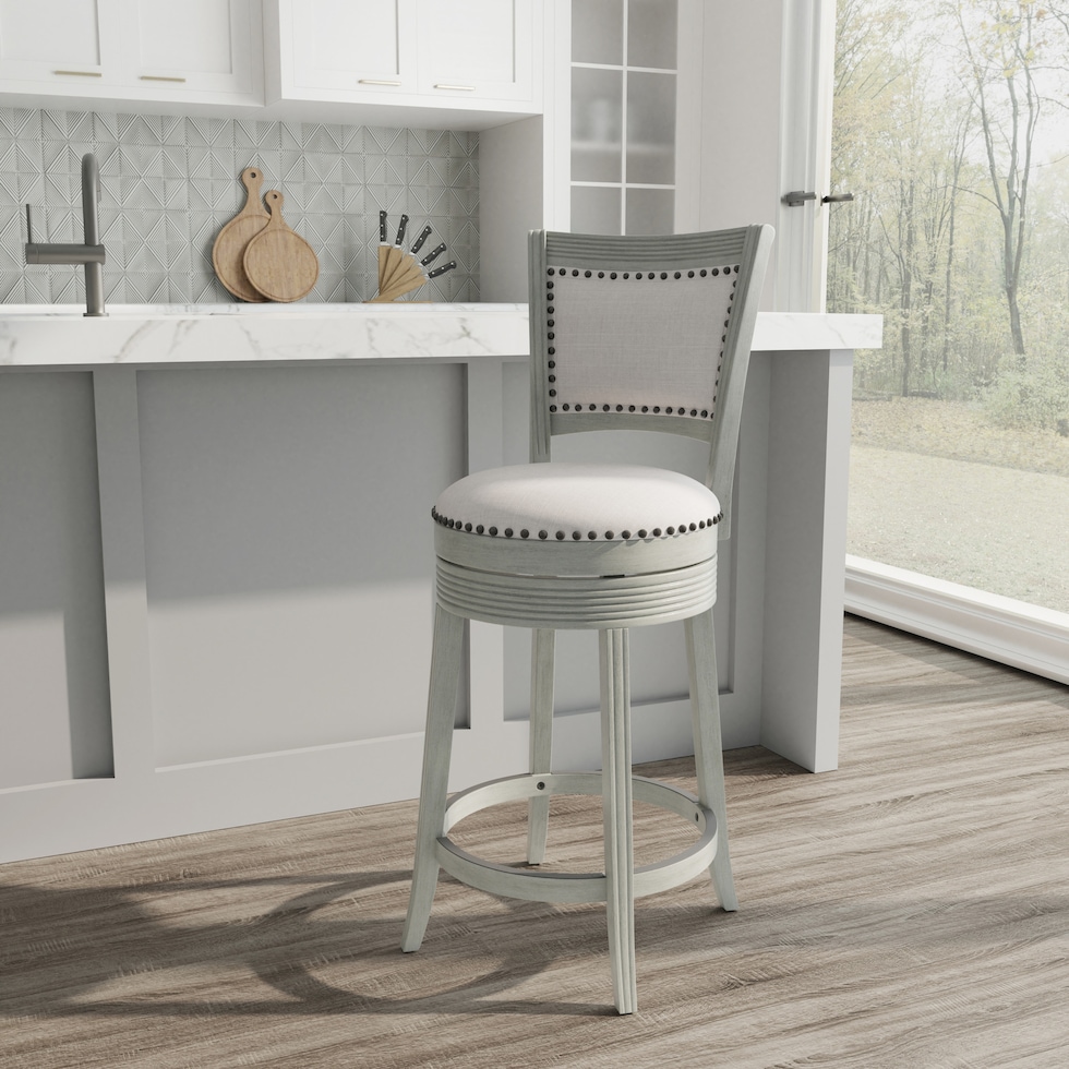 marcie gray counter height stool   