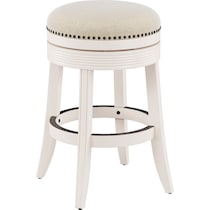 marcie white counter height stool   