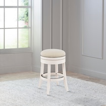 marcie white counter height stool   