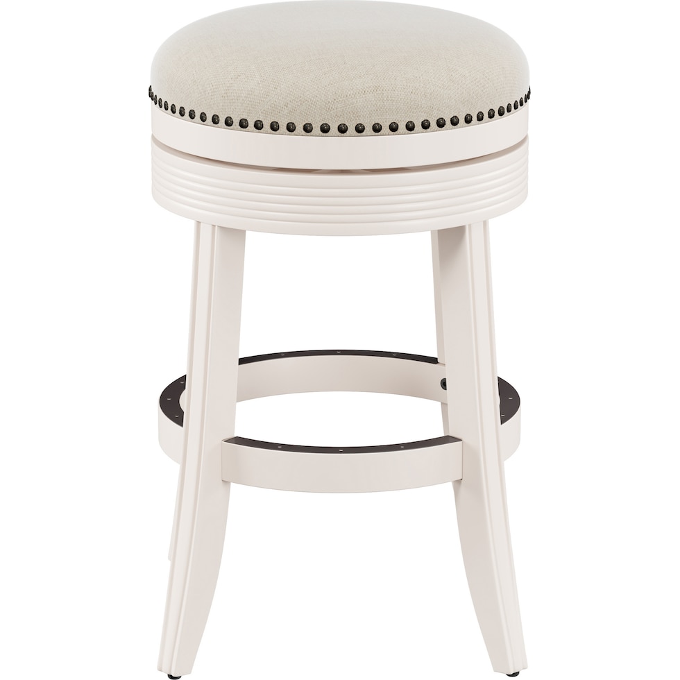 marcie white counter height stool   