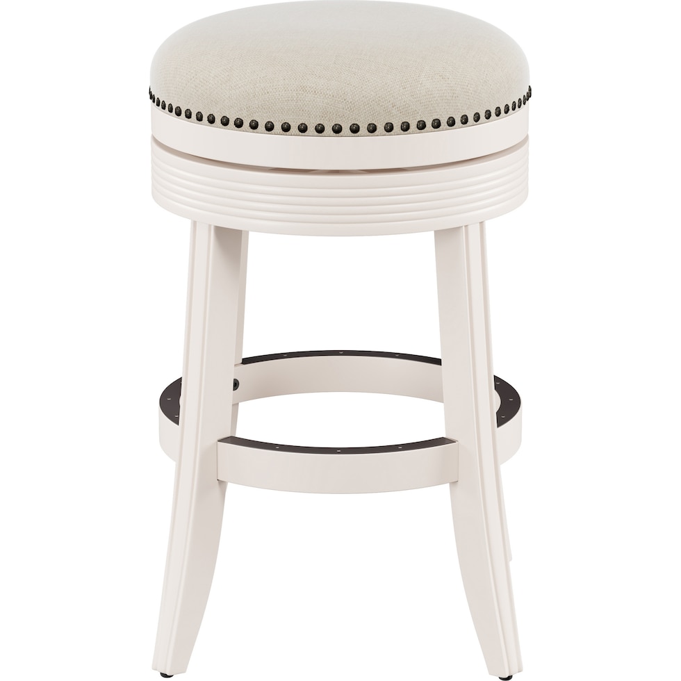 marcie white counter height stool   