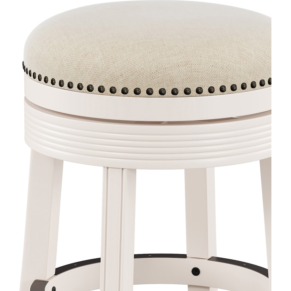 marcie white counter height stool   