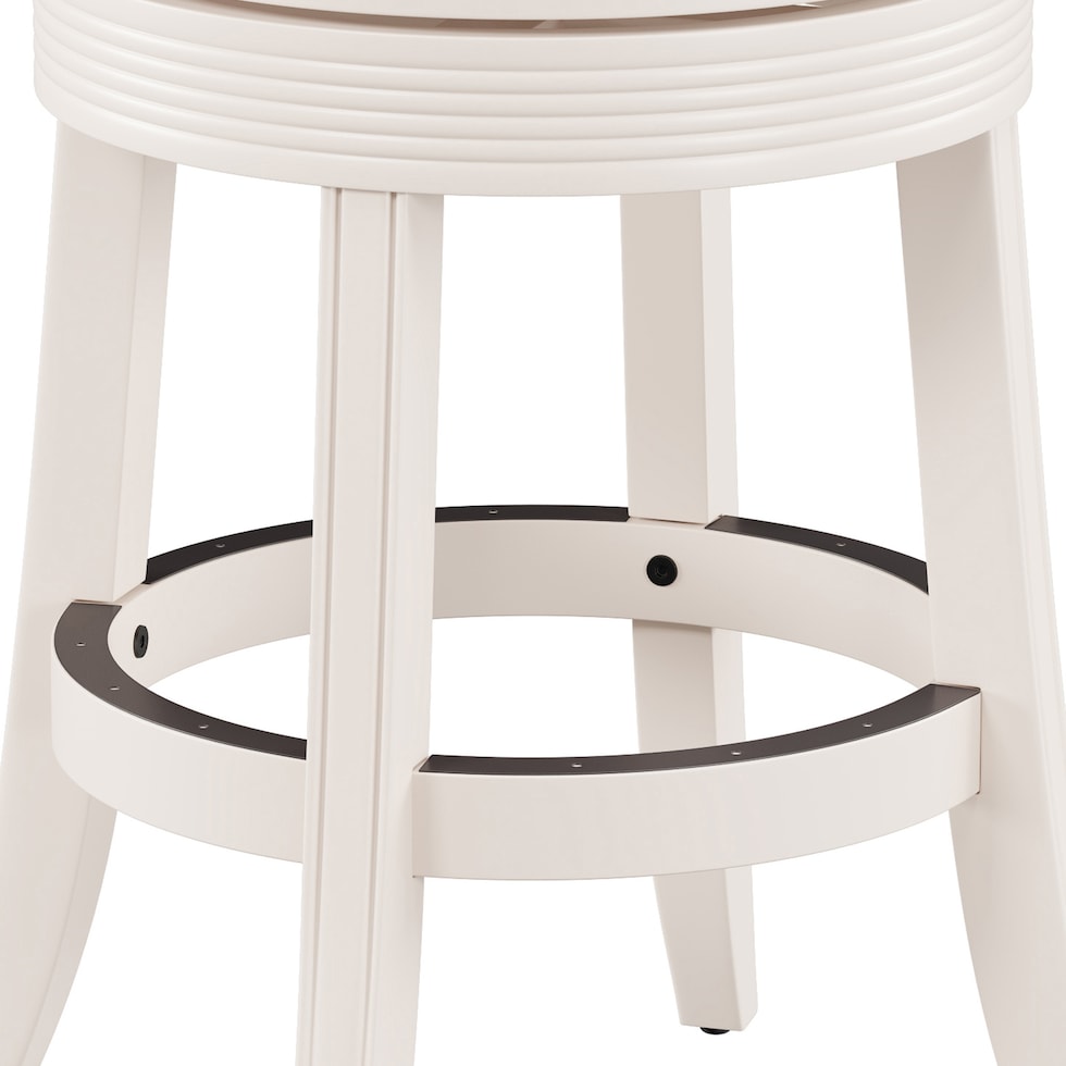 marcie white counter height stool   