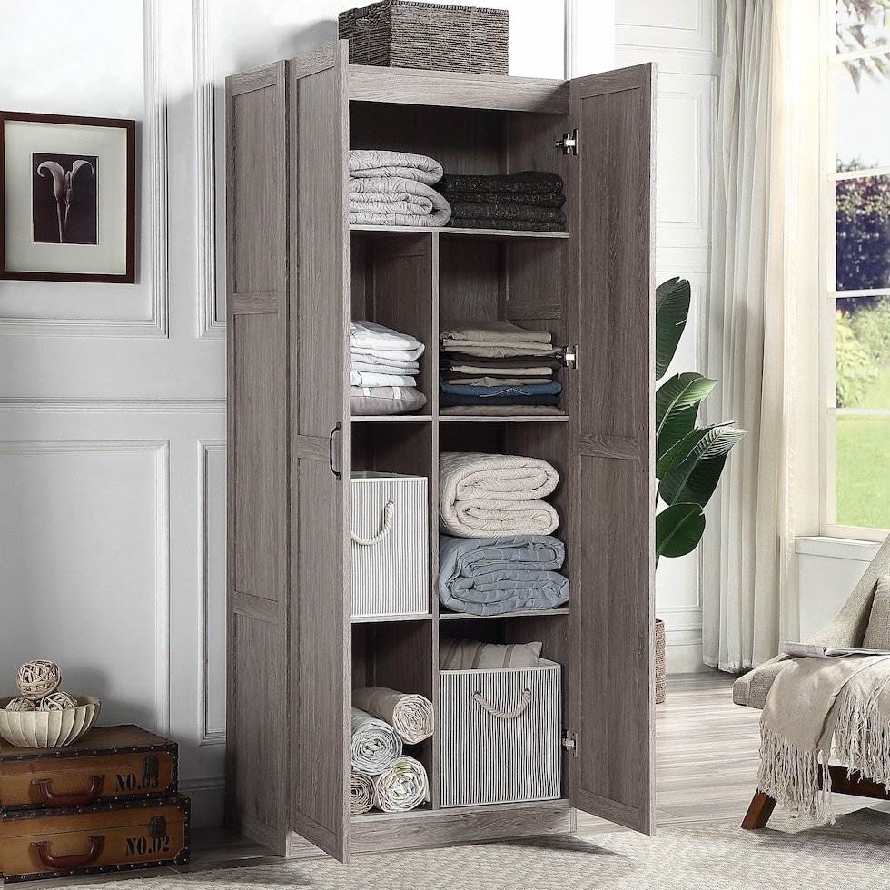 marcille gray closet   