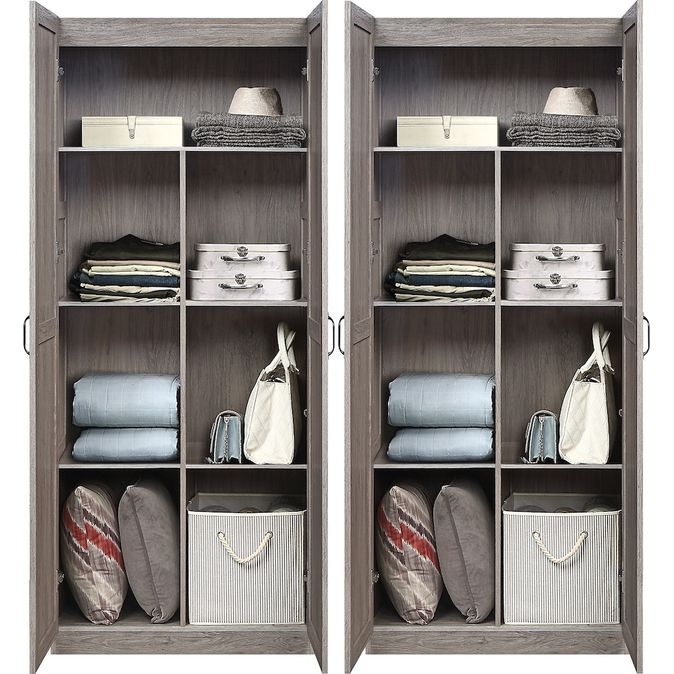 marcille gray closet   