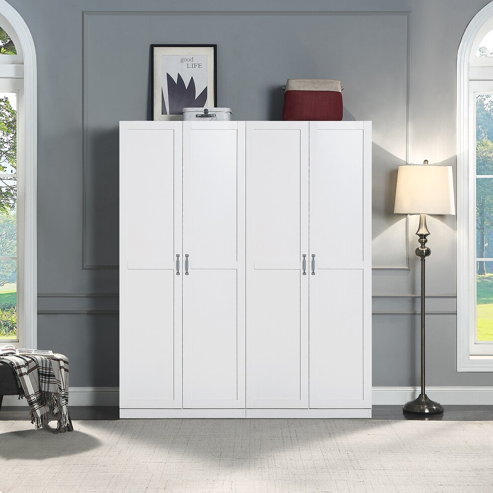 marcille white closet   
