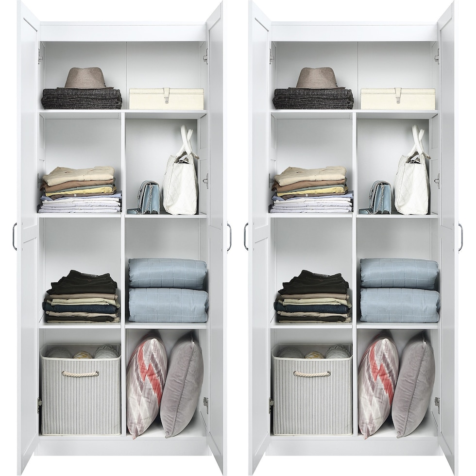 marcille white closet   