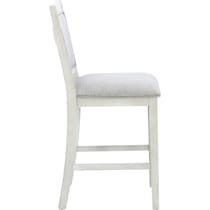 marcum white counter height stool   