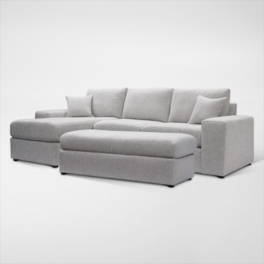 Margot 2-Piece Sectional and Ottoman Set
