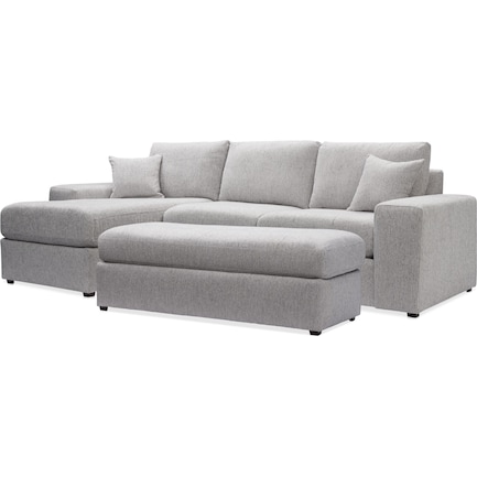 Margot 2-Piece Sectional and Ottoman