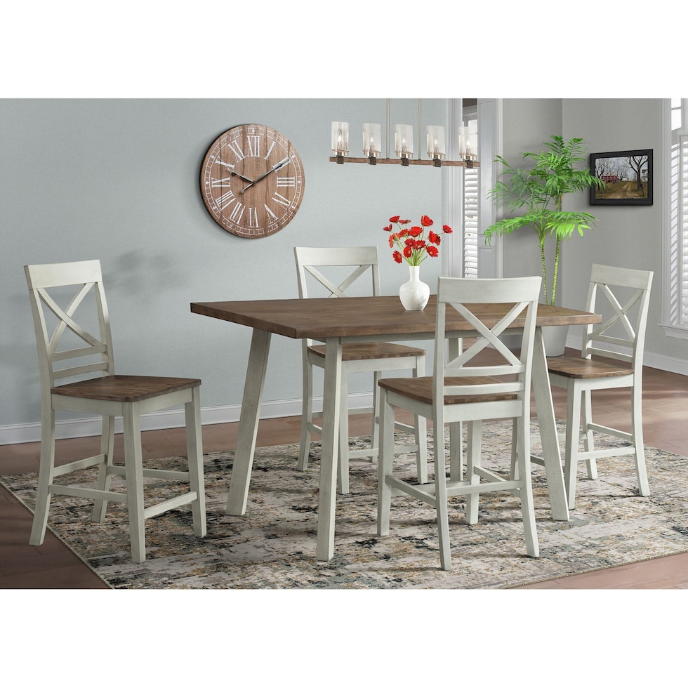 marguerite gray counter height stool   