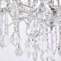 maria theresa chrome chandelier   